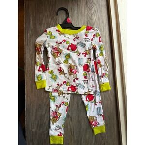 The Grinch Pajamas Set Long Sleeve Christmas‎ Holiday Outfit Toddler 18 months